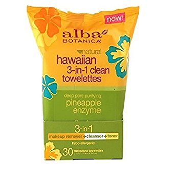 Alba Botanica Hawaiian 3-in-1 Clean Towelettes