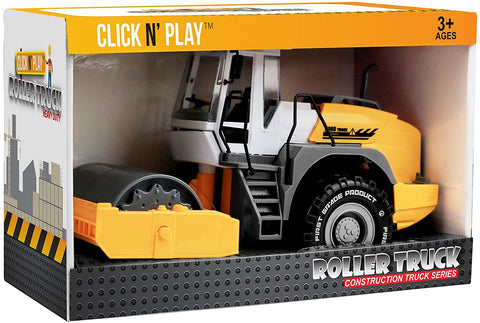 Click N’ Play Friction Powered Jumbo Steamroller Truck Construction Toy Vehicle for Kids