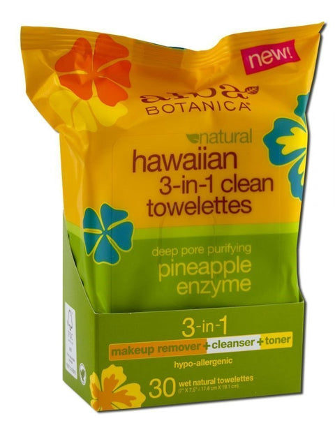 Alba Botanica Hawaiian 3-in-1 Clean Towelettes