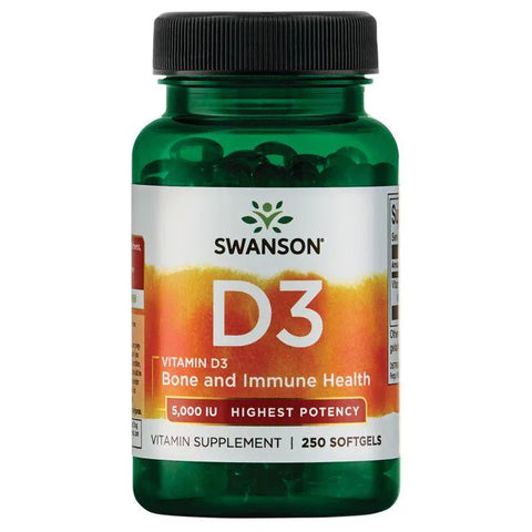 Swanson - Vitamin D3 - Highest Potency